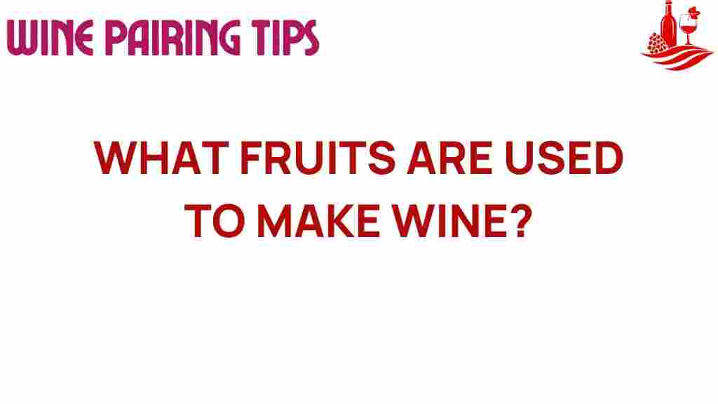 what-fruits-are-used-to-make-wine